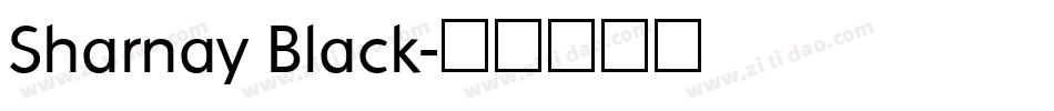 Sharnay Black字体转换